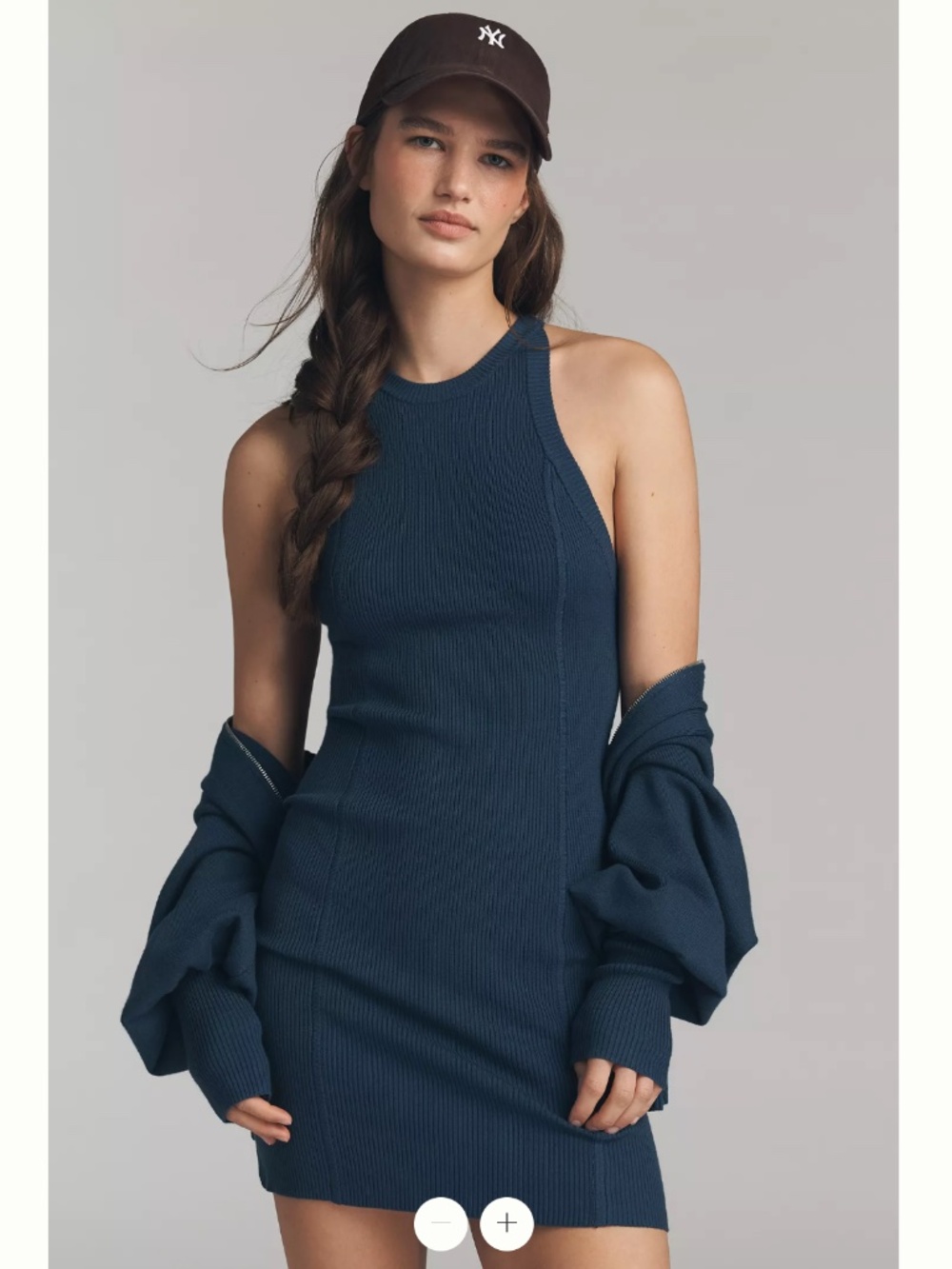 Anthropologie Daily Practice Cardigan & Sweater Dress Set